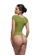 V-Neck Sculpting Tee Bodysuit