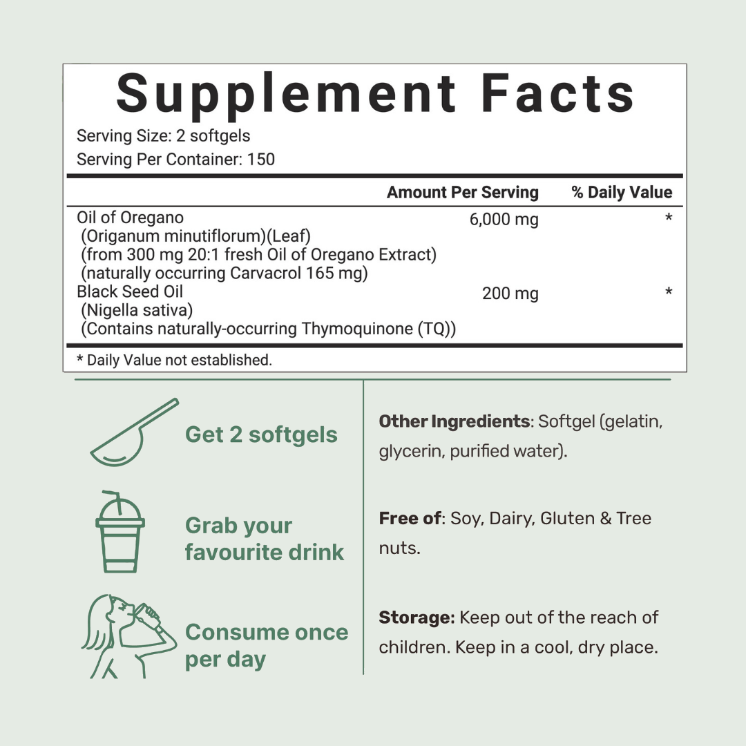 Oil Of Oregano Softgels