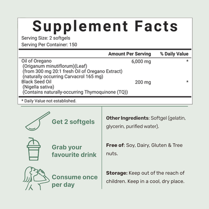 Oil Of Oregano Softgels