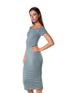 Off-Shoulder Shapewear Split Dress