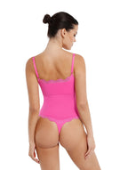 Seamless Laced Thong Bodysuit