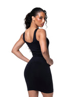 Square Neck Seamless Shapewear Mini Dress