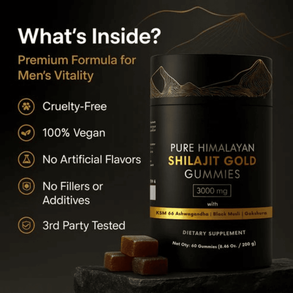  - Pure Himalayan Shilajit Gold Gummies - Xyris™
