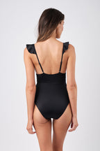 Classic One Piece with Frill BLACK