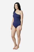 Classic One Shoulder NAVY TEXTURE