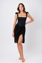 Classic Square Neck BLACK