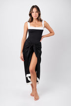 Classic Square Neck MONOCHROME TEXTURE