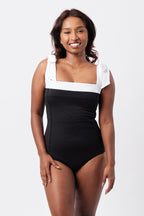 Classic Square Neck MONOCHROME TEXTURE