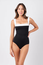 Classic Square Neck MONOCHROME TEXTURE