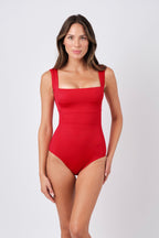 Classic Square Neck RED