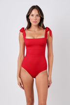 Classic Square Neck RED
