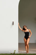 Classic Strapless One Piece BLACK