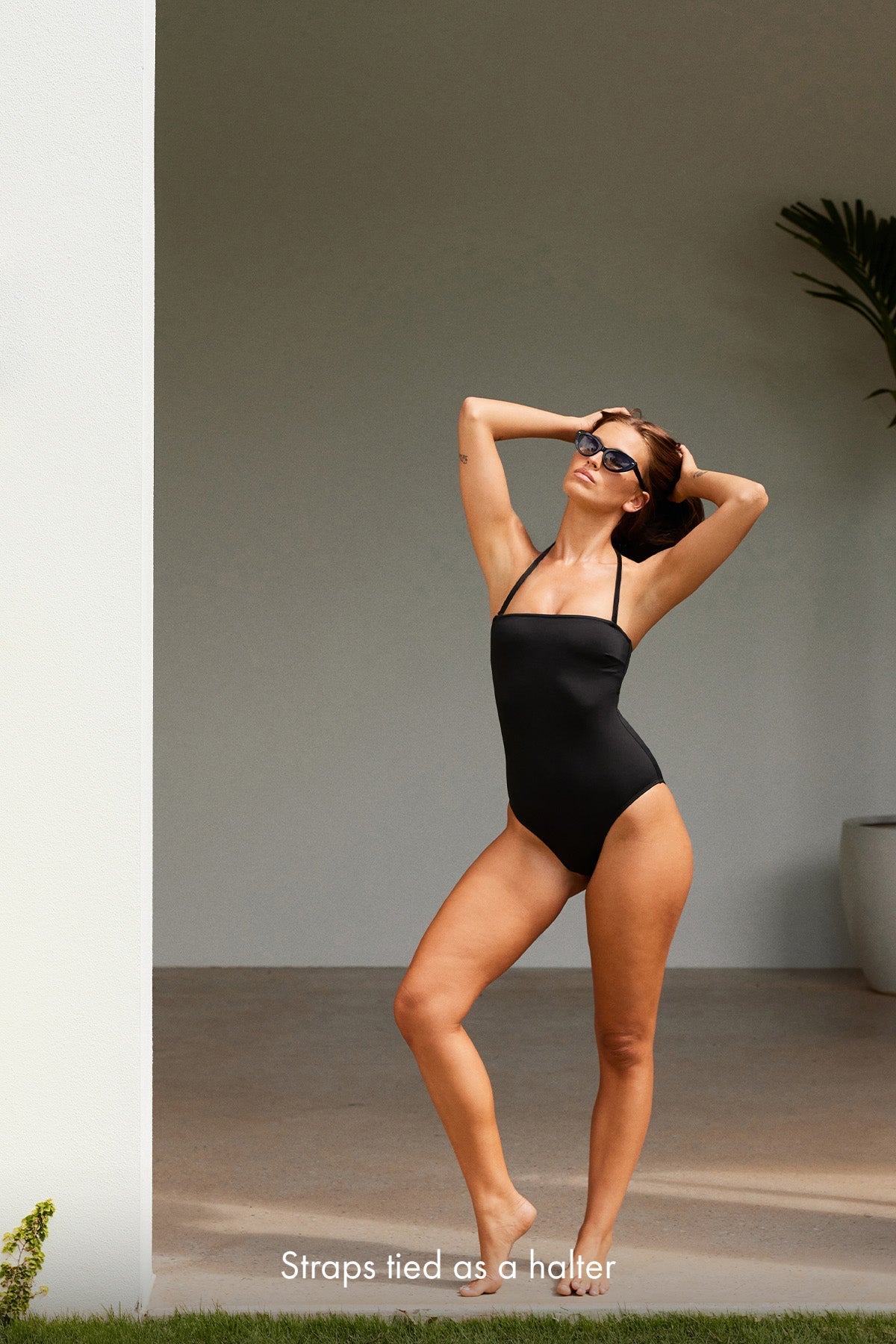 Classic Strapless One Piece BLACK