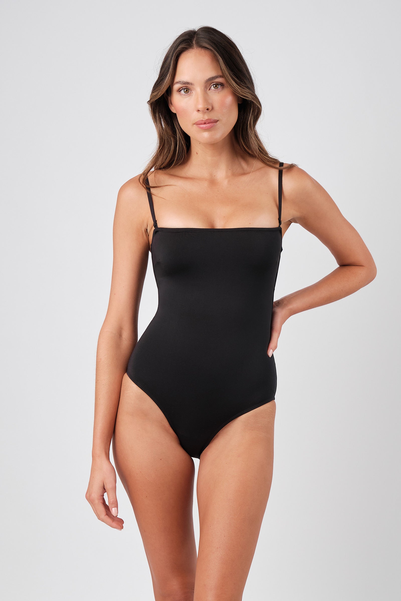 Classic Strapless One Piece BLACK