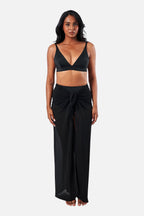 Maxi Mesh Sarong BLACK
