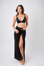 Maxi Mesh Sarong BLACK