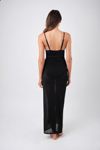 Maxi Mesh Sarong BLACK