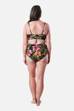 Never Say Never High-Waisted Bikini Bottom CRESCENT BLOOMS