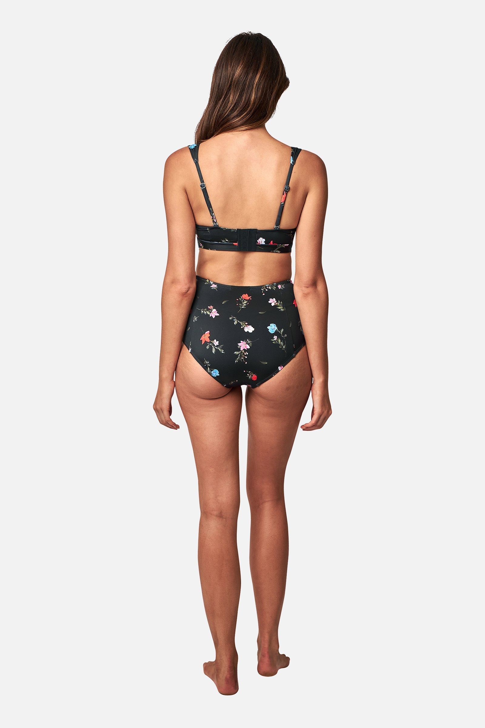Never Say Never High-Waisted Bikini Bottom HAWTHORN BLACK