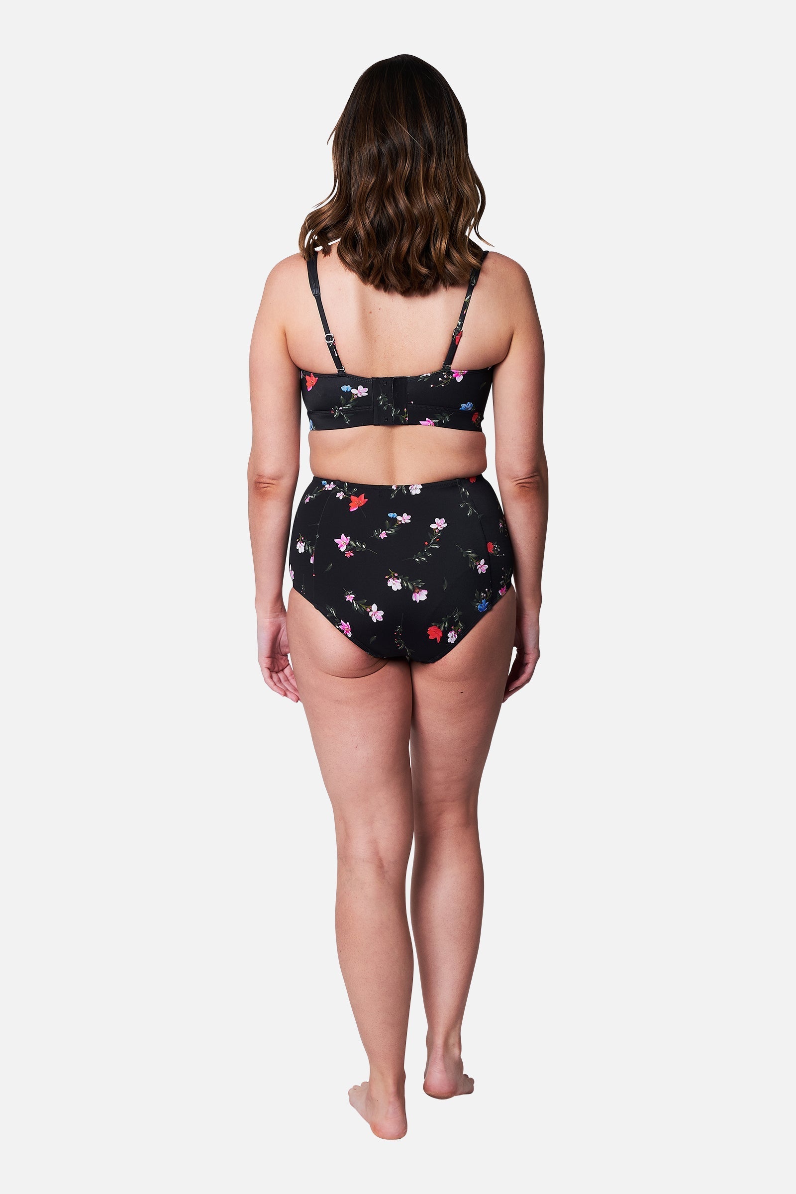Never Say Never High-Waisted Bikini Bottom HAWTHORN BLACK