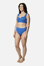 Original Bustier Balconette Bikini Bralette SKY BLUE TEXTURE