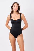 Original Bustier Balconette One Piece BLACK