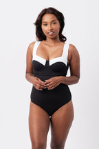 Original Bustier Balconette One Piece MONOCHROME TEXTURE