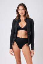 Original Sexie Rashie Top BLACK