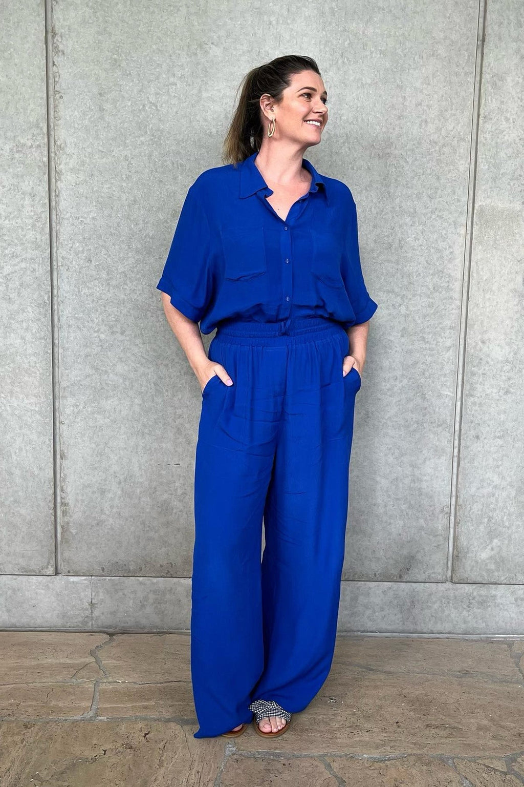Palazzo Pants COBALT BLUE