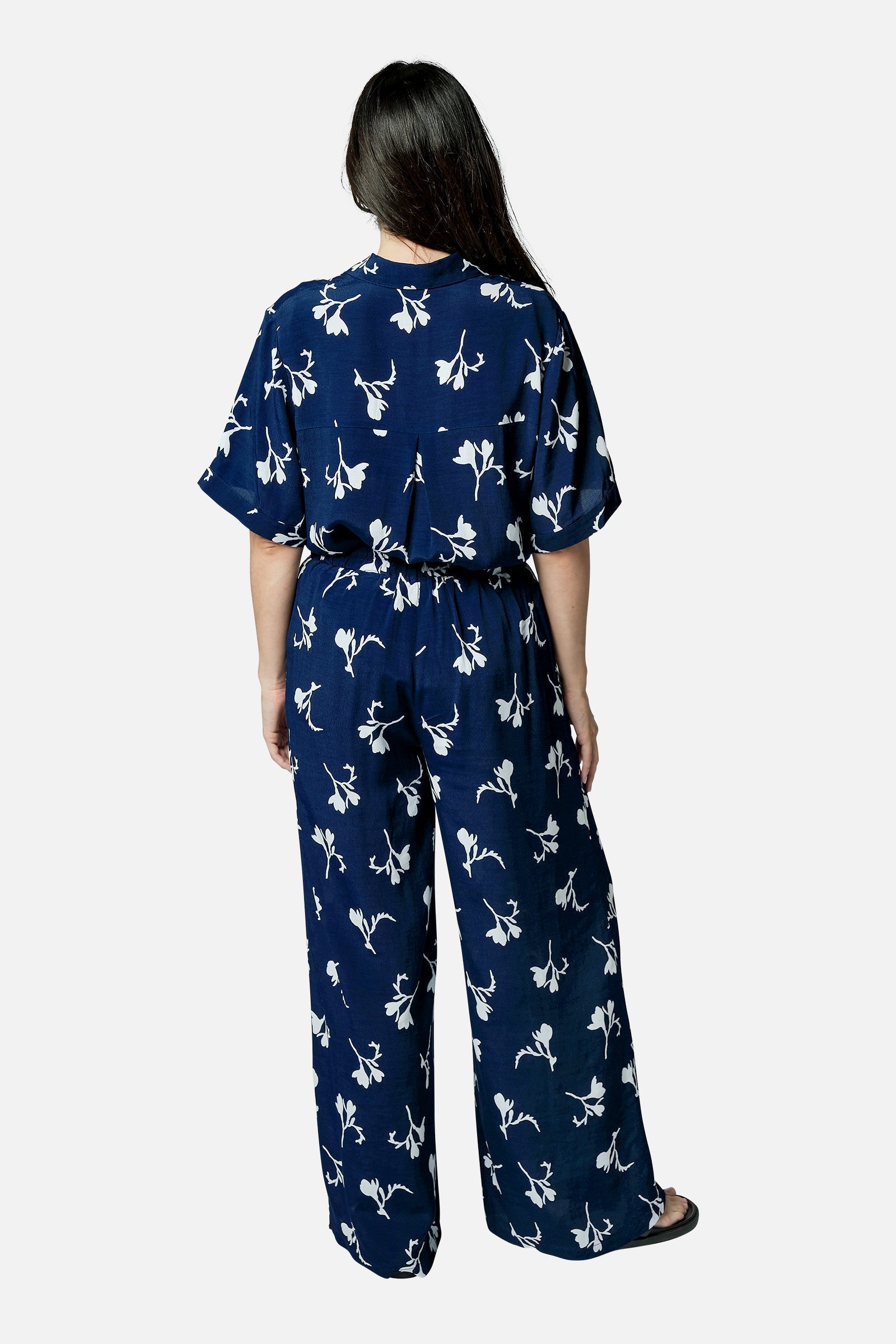 Palazzo Pants FREESIA SILHOUETTE NAVY