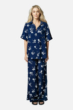 Palazzo Pants FREESIA SILHOUETTE NAVY