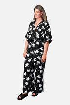 Palazzo Pants MAGNOLIA SILHOUETTE BLACK