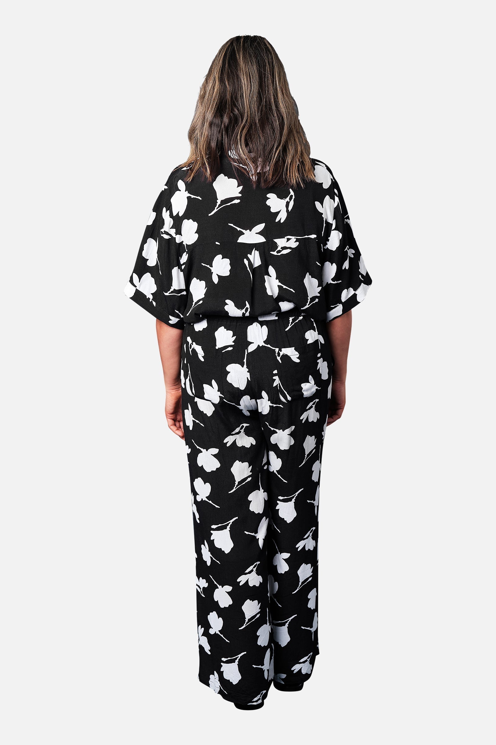 Palazzo Pants MAGNOLIA SILHOUETTE BLACK