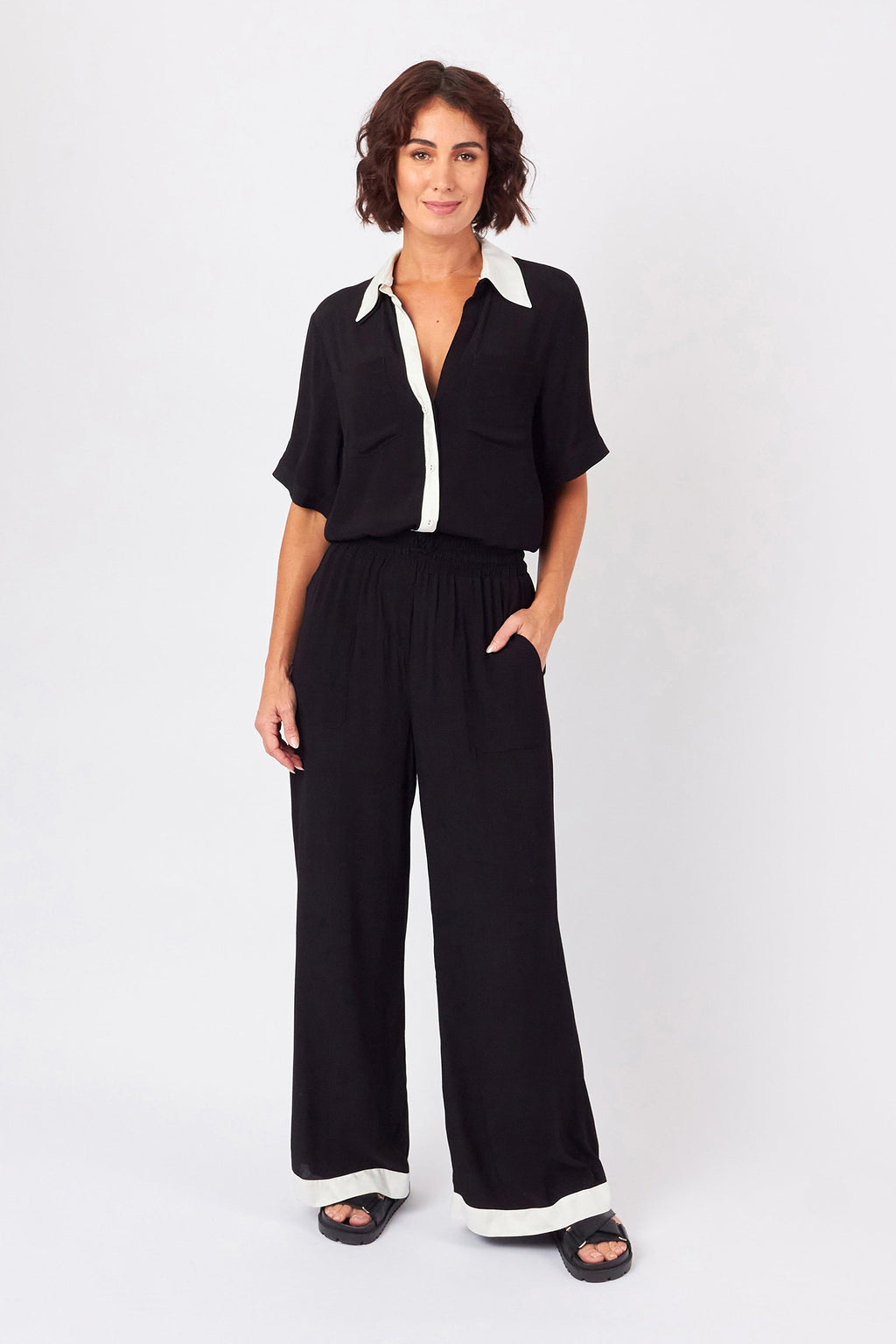 Palazzo Pants MONOCHROME
