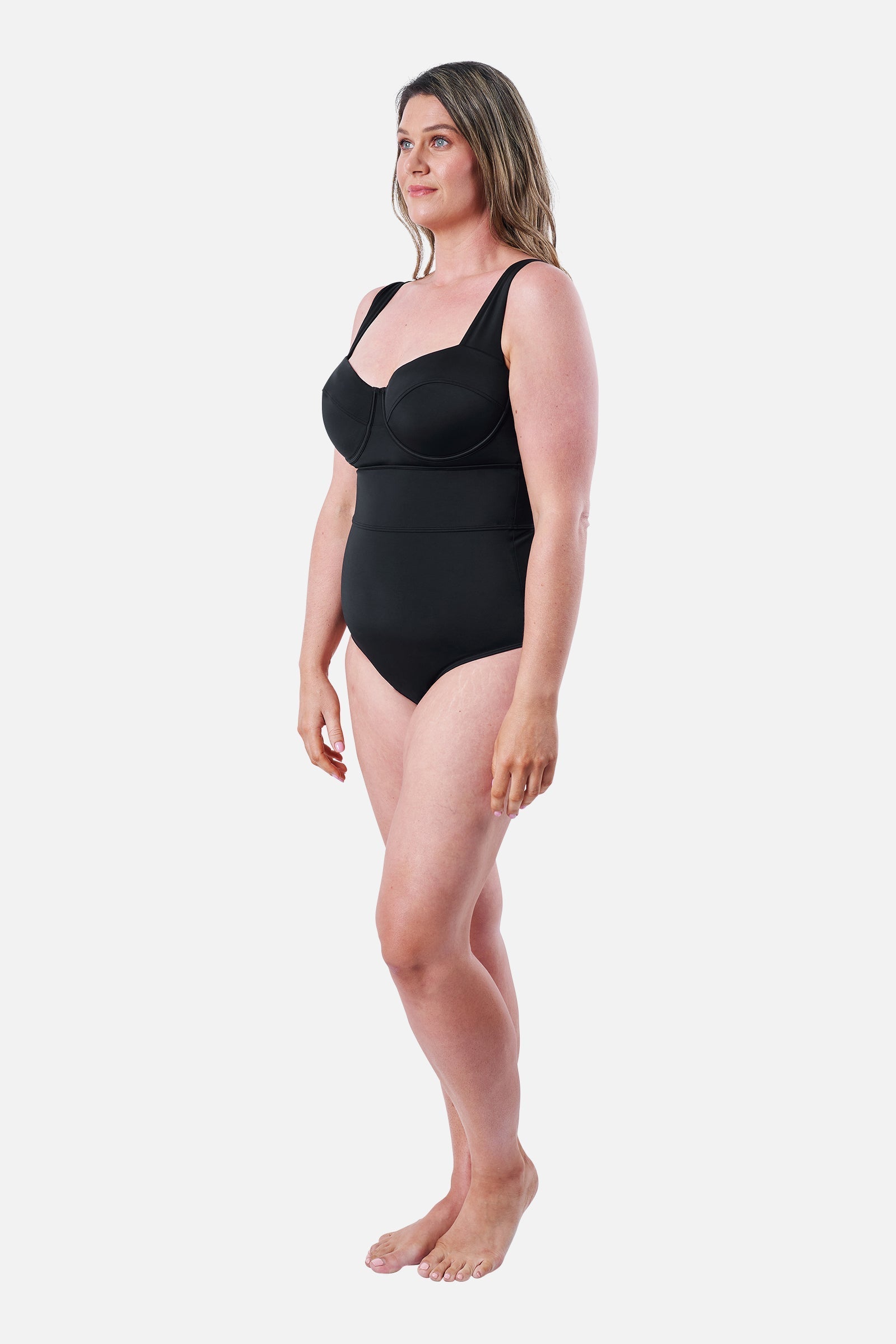 Original Bustier Balconette One Piece BLACK