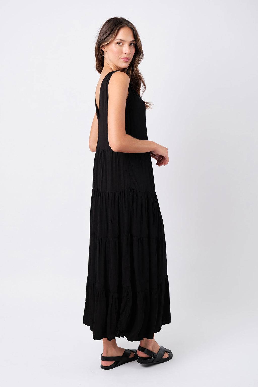 Swing Maxi Dress BLACK