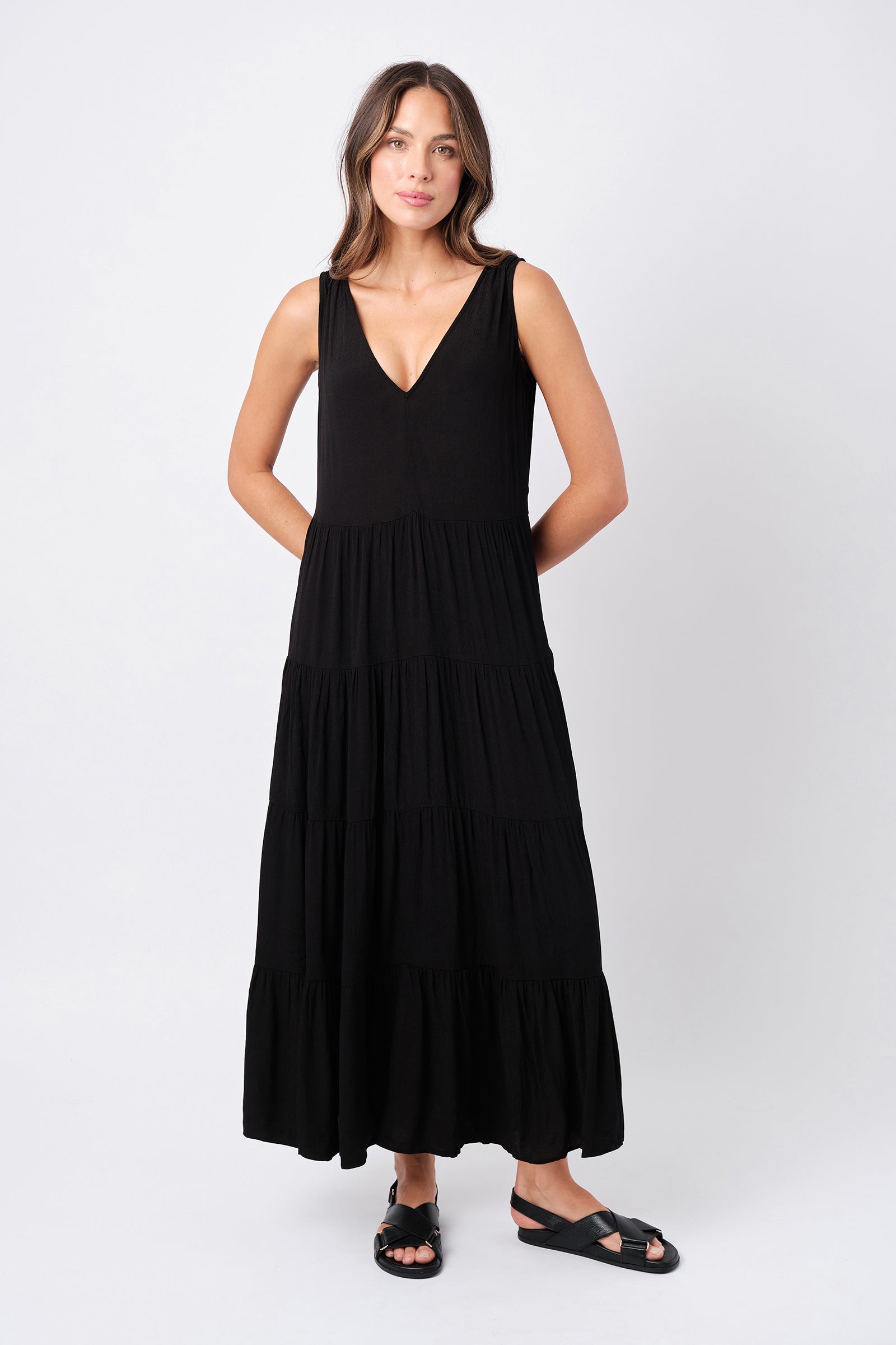 Swing Maxi Dress BLACK