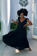 Swing Maxi Dress BLACK